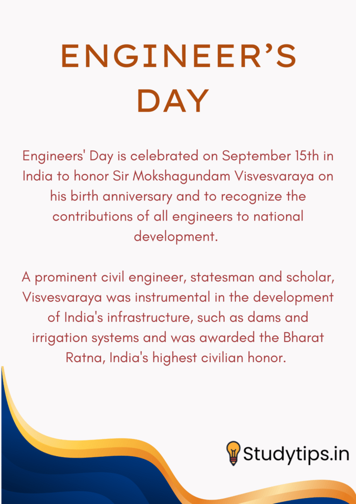 About Engineers Day